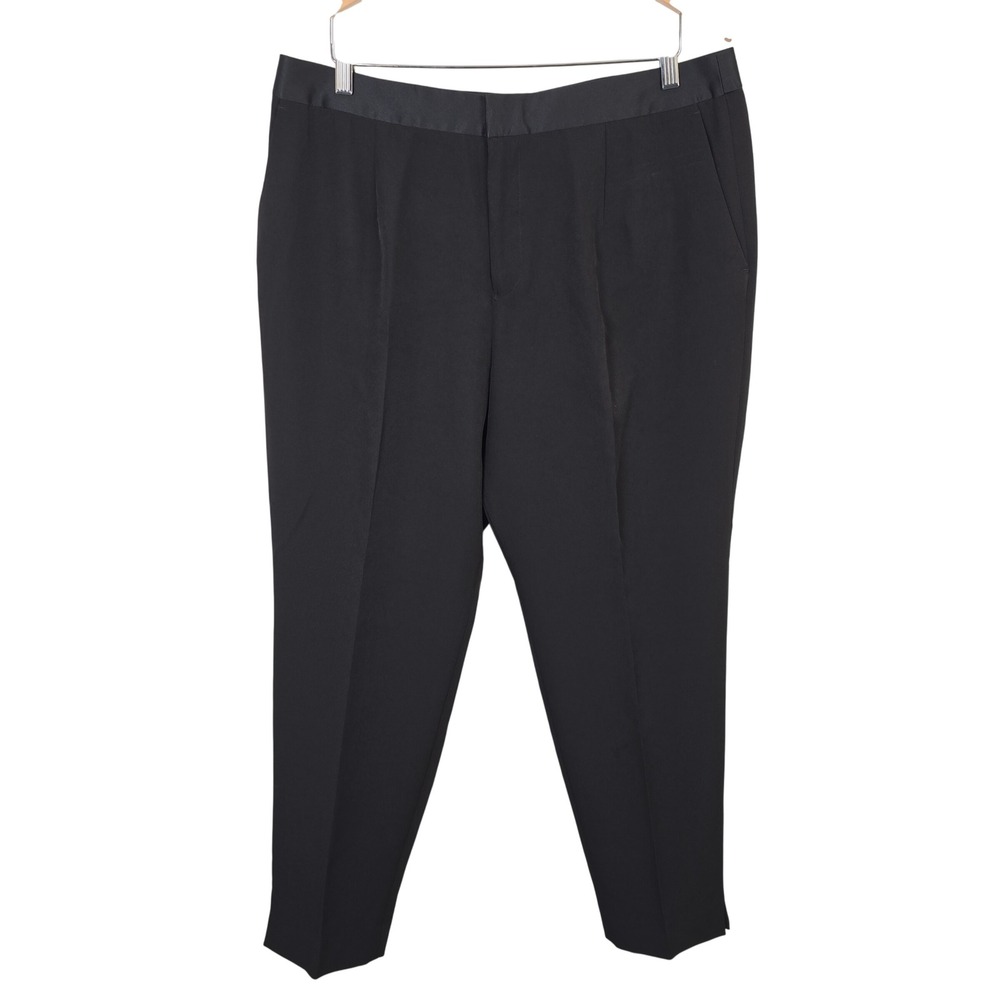 The Groomsman Suit TGS Womens Classic Black Tuxedo Pants Size 16S NWT